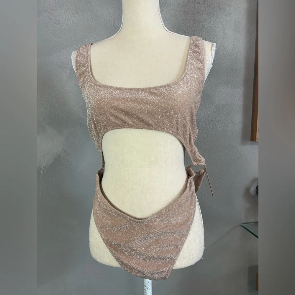 SKIMS Glitter Swim Monokini Sz. 2X